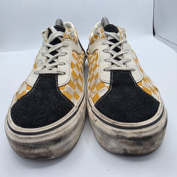 Vans Bold Ni Mens Size 10.5 Checkerboard Black Mango Mojito Sneaker Shoes Casual main image 10